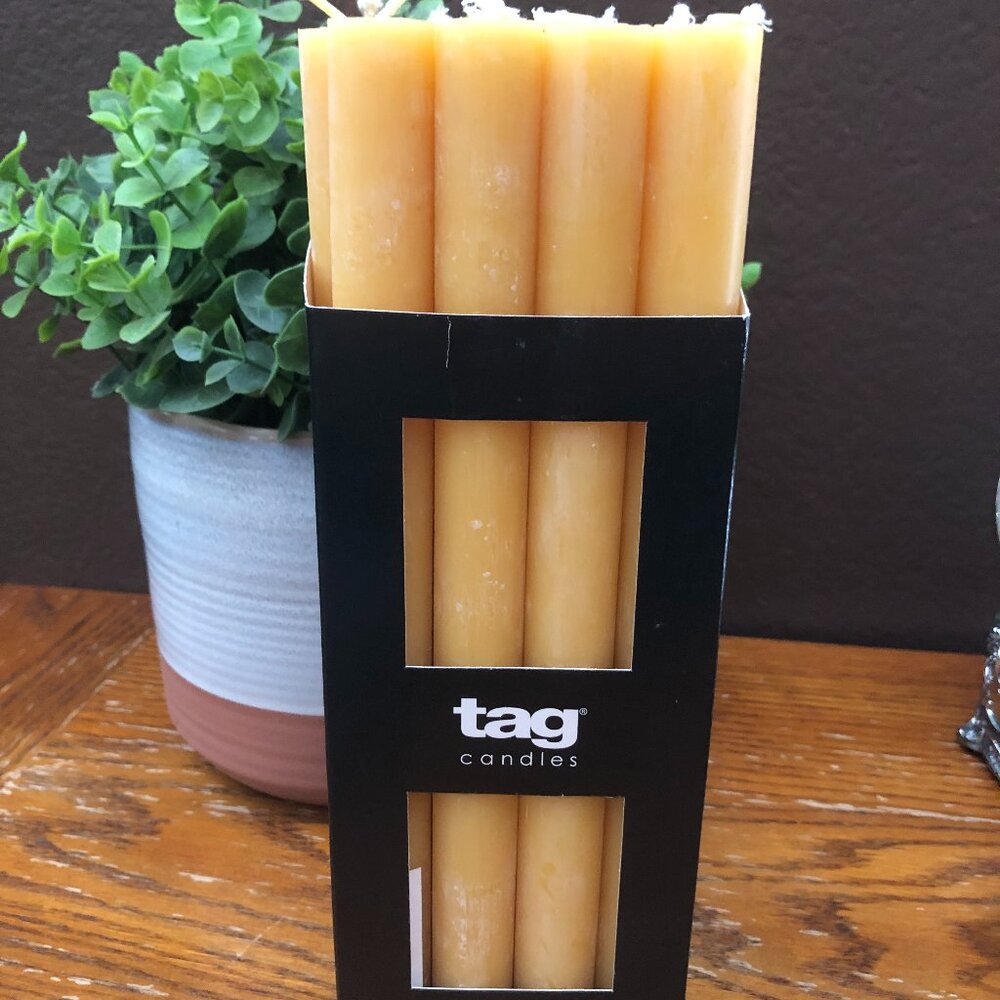 Tag Candles- Pretty Butter Yellow
